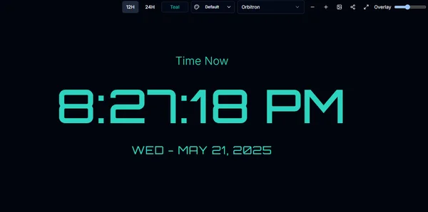 Customizing digital world clock display settings